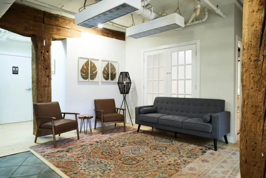 Our peaceful waiting room.